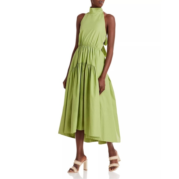 NWT Vince Draped Neck Halter Dress - Picture 5 of 16